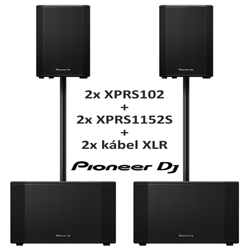 Pioneer Dj XPRS1152S / XPRS102 Aktívny set