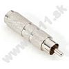 AHALL 7541 Redukcia Jack mono 6,3 mm - Cinch