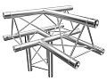 GLOBAL TRUSS DECO TRIO F23T43 4-cestný roh 90°