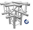 GLOBAL TRUSS DECO QUATRO F24T55 5-cestný roh 90°
