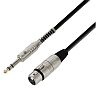 AHALL K3BFV-0100 Kábel mikrofónny  XLR/JACK 1m