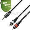 AHALL K3YWCC-0600 Kábel Jack 3,5 st/ 2 x RCA 6m