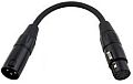 DC DMX XLR3/ XLR5 pin kábel 0,5m