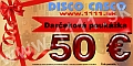 Darčeková poukážka DISCO CASCO 50€